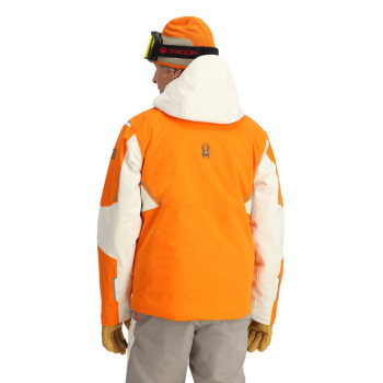 Spyder Titan Insulated 30K/20K - Men's Ski Jacket - Orange Shock