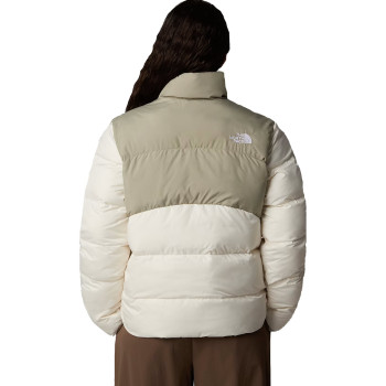 The North Face Saikuru Puffer - Women's Puffer Jacket - White Dune-Clay Grey
