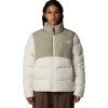 The North Face Saikuru Puffer - Women's Puffer Jacket - White Dune-Clay Grey