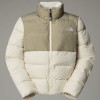 The North Face Saikuru Puffer - Women's Puffer Jacket - White Dune-Clay Grey