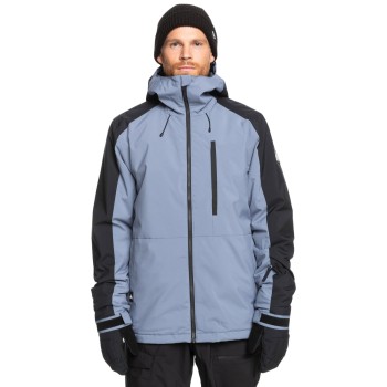 Quiksilver Mission Block 2 Insulated 10K - Ανδρικό Μπουφάν Ski/Snowboard - Flint Stone Quiksilver Mission Block 2 Insulated 10K - Ανδρικό Μπουφάν Ski/Snowboard - Flint Stone
