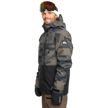 Quiksilver Mission Printed Block 2 Insulated - Ανδρικό Μπουφάν Ski/Snowboard - Mountain Spray Canteen Quiksilver Mission Printed Block 2 Insulated - Ανδρικό Μπουφάν Ski/Snowboard - Mountain Spray Canteen