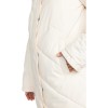 ROXY Ellie Extra Long Insulated - Μακρύ αδιάβροχο γυναικείο μπουφάν -  Buttercream
