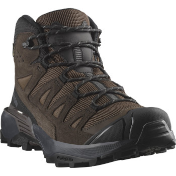 SALOMON X-Ultra 360 Leather Mid Gore-tex - Men's Hiking Boots - Dark Earth/Delicioso/Castelroc