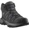 SALOMON X-Ultra 360 Leather Mid Gore-tex - Women's Hiking Boots - Shark/Nine Iron/Cloud Gray