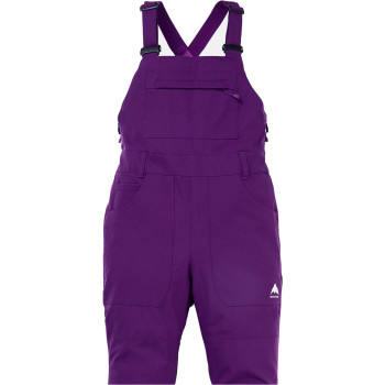 BURTON Avalon 2L Stretch Bib Pants - Women's Shell Snow Bib Pants - Imperial Purple