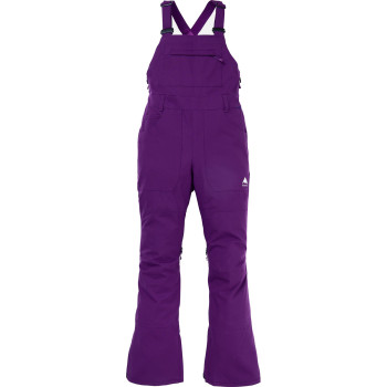 BURTON Avalon 2L Stretch Bib Pants - Women's Shell Snow Bib Pants - Imperial Purple