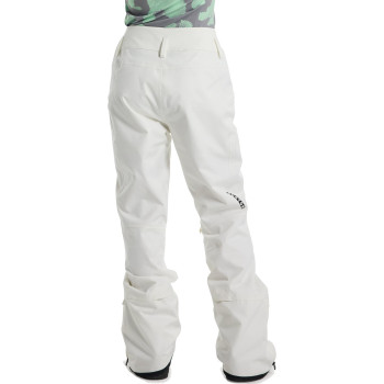 BURTON Marcy 2L High Rise Stretch 10K - Women's Shell Snow Pants - Stout White