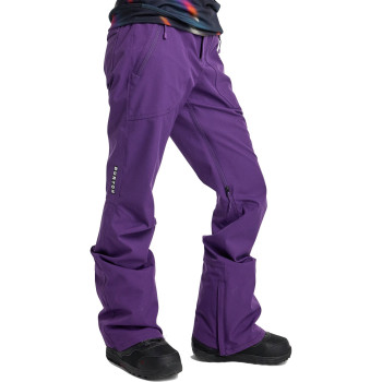 BURTON Vida 2L Stretch 10K - Women's Shell Snow Pants - Imperial Purple