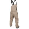VOLCOM Roan Bib Overall - Men's Snow Pants - Chestnut Brown