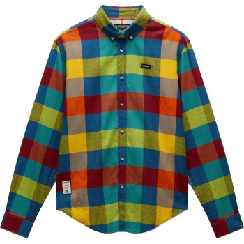Napapijri Trekking Long Sleeve Shirt - Men's Shirt - Multicolour Cay