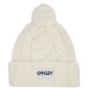 Oakley Harper Pom Beanie - Women's Beanie - Arctic white