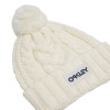 Oakley Harper Pom Beanie - Women's Beanie - Arctic white