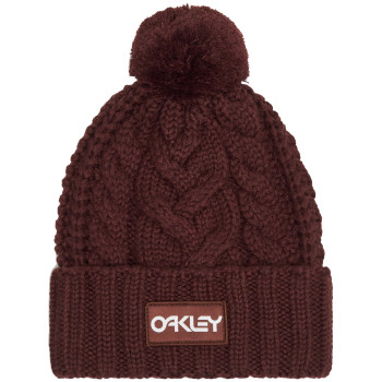 Oakley Harper Pom Beanie - Women's Beanie - Grenache