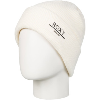 ROXY Folker - Rib Knit Beanie for Women - Buttercream