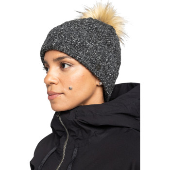 ROXY Peak Chic - Cuff Beanie for Women - True Black