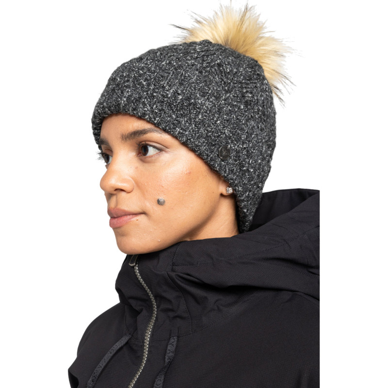 ROXY Peak Chic - Cuff Beanie for Women - True Black