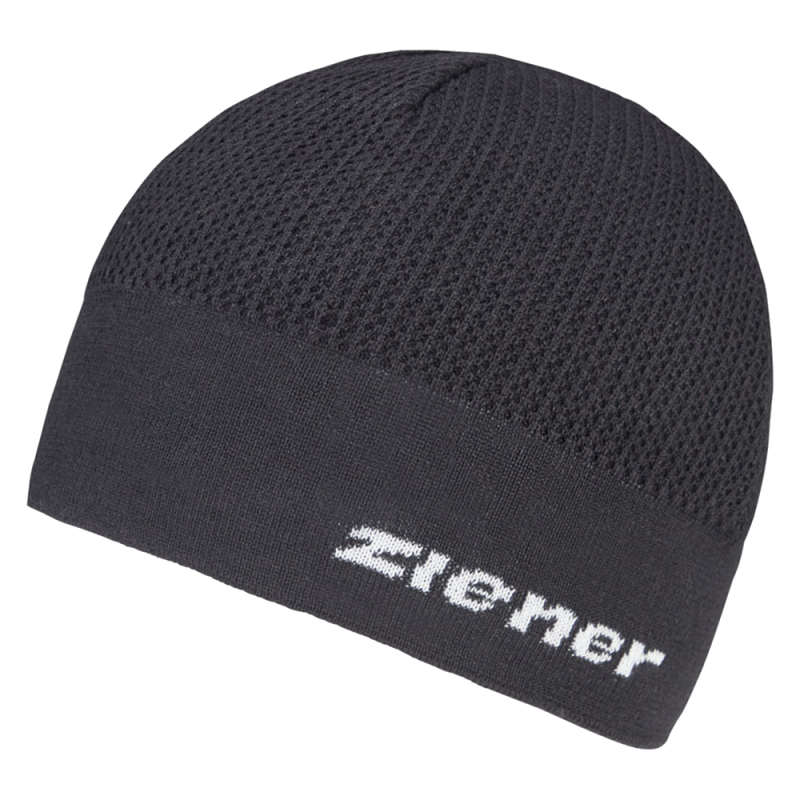 ZIENER Ivar - Unisex hat - Black White Fog