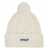 Oakley Harper Pom Beanie - Γυναικείος Σκούφος - Arctic white