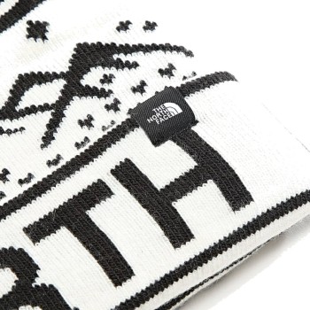 THE NORTH FACE Ski Tuke Beanie - Gardenia White-TNF Black THE NORTH FACE Ski Tuke Beanie - Gardenia White-TNF Black