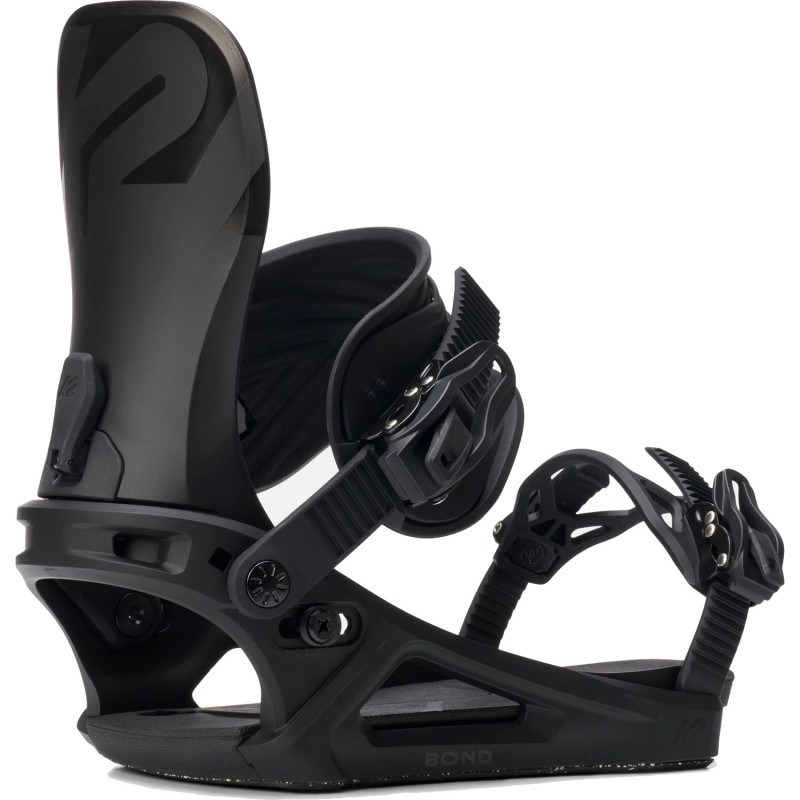 K2 Bond - Black - Men's Snowboard Bindings 2026