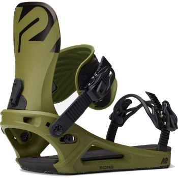 K2 Bond - Green - Men's Snowboard Bindings 2026