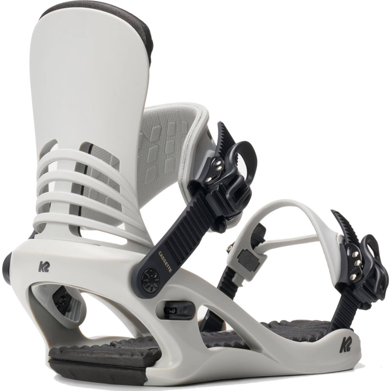 K2 Cassette New Grey- Women's Snowboard Bindings 2026
