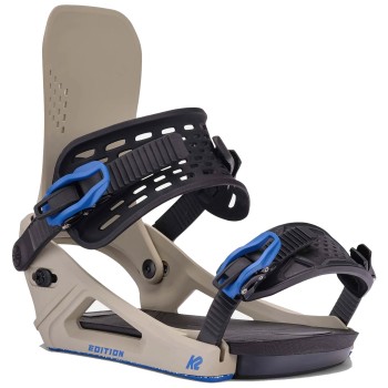 K2 Edition - Beige (printshop) - Men's Snowboard Bindings 