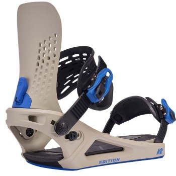K2 Edition - Beige (printshop) - Men's Snowboard Bindings 