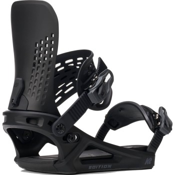 K2 Edition - Black - Men's Snowboard Bindings 2026