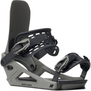 K2 Edition - Grey - Men's Snowboard Bindings 2026