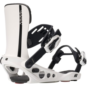 K2 Meridian - White - Women's Snowboard Bindings 2026