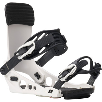 K2 Meridian - White - Women's Snowboard Bindings 2026
