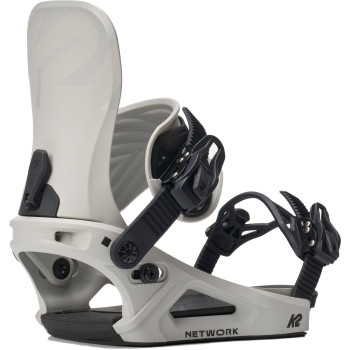 K2 Network - Grey - Women's Snowboard Bindings 2026