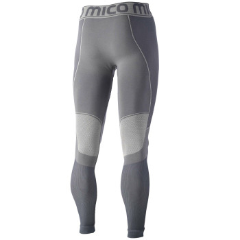 MICO 1853 Warm Control Skintech - Men's long tight pants -Gray