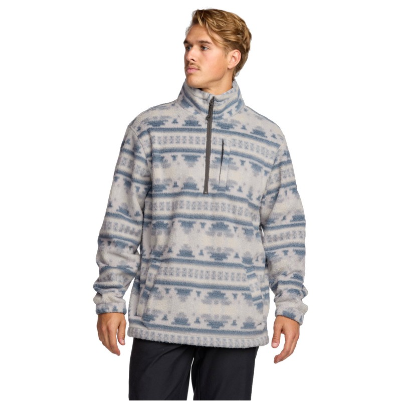 BILLABONG Boundary Half Zip Mock Neck 1 - Ανδρικό Φλίς - Alloy