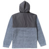 Billabong Boundary Lite Zip - Full-Zip Fleece for Men - Steel Blue