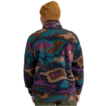 Billabong Boundary Taaffe - Half-Zip Fleece for Men - Camo