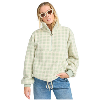 Billabong Time Off - Half-Zip Fleece for Women - pistachio 