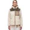 NAPAPIJRI Yupik Full-Zip Fleece Hoodie - Γυναικεία ζακέτα φλίς με κουκούλα - Beige Dimity