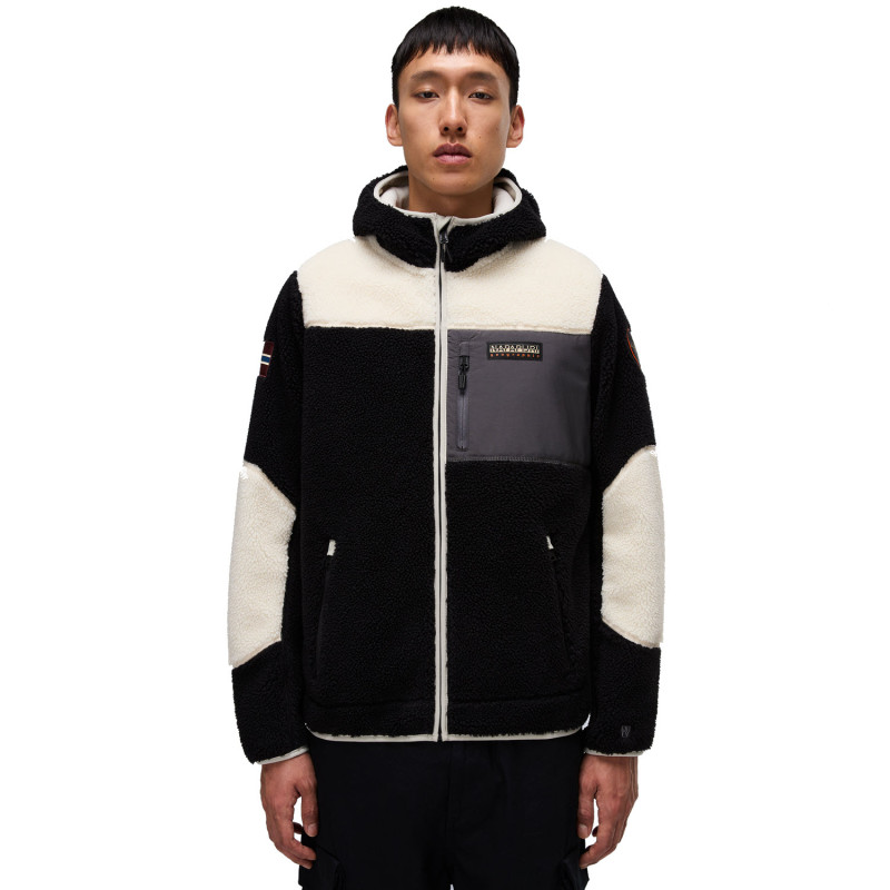 NAPAPIJRI Yupik Full-Zip Fleece Hoodie 3 - Ανδρικό Fleece Hoodie - Multicolour MCB