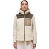 NAPAPIJRI Yupik Full-Zip Fleece Hoodie - Γυναικεία ζακέτα φλίς με κουκούλα - Beige Dimity