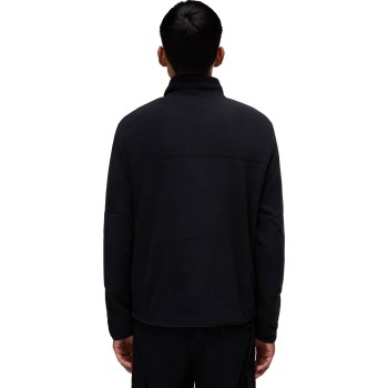 Napapijri Dergana Half-Zip Fleece - Ανδρική μπλούζα φλίς - Black Beauty