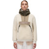 Napapijri Seline Half-Zip Fleece Hoodie -Women's Fleece - Beige Dimity