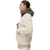 Napapijri Seline Half-Zip Fleece Hoodie -Women's Fleece - Beige Dimity