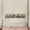 Napapijri Seline Half-Zip Fleece Hoodie -Women's Fleece - Beige Dimity