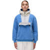 Napapijri Seline Half-Zip Fleece Hoodie -Women's Fleece - Blue Riviera