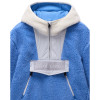 Napapijri Seline Half-Zip Fleece Hoodie -Women's Fleece - Blue Riviera