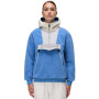 Napapijri Seline Half-Zip Fleece Hoodie -Women's Fleece - Blue Riviera
