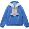 Napapijri Seline Half-Zip Fleece Hoodie - Γυναικείο Half-Zip φλίς - Blue Riviera